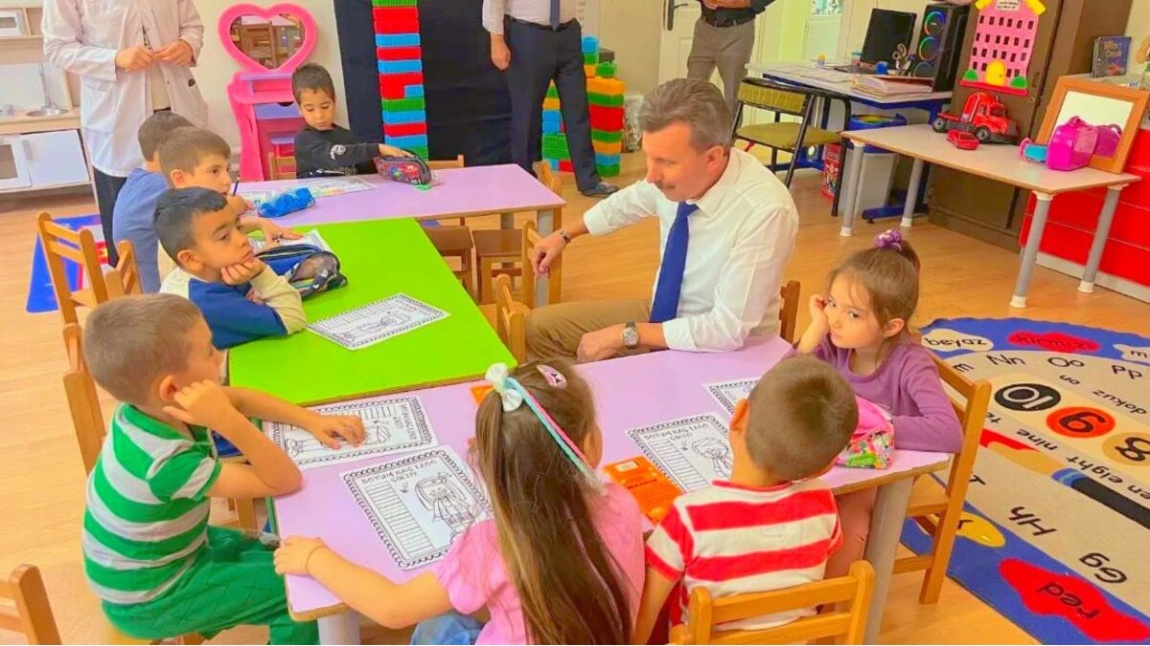 İLÇE MİLLİ EĞİTİM MÜDÜRÜMÜZ YASİN FİLİZ OKULUMUZU ZİYARET ETTİ.